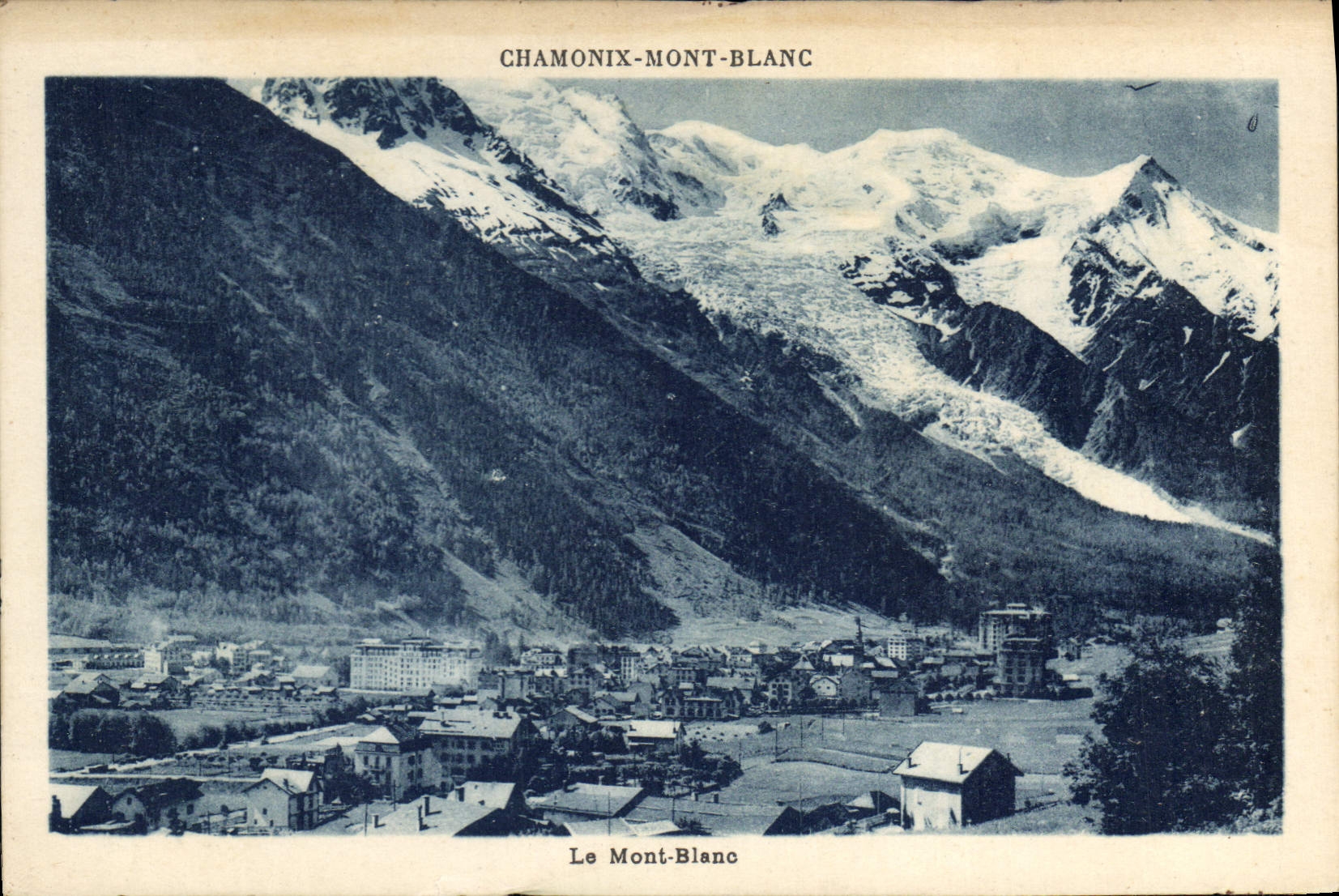 CPA Chamonix Mont Blanc Le Mont Blanc 
