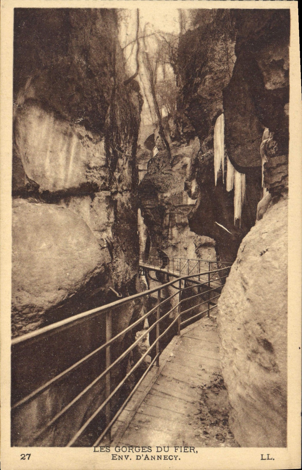CPA Les Gorges du Fier Env d'Annecy 