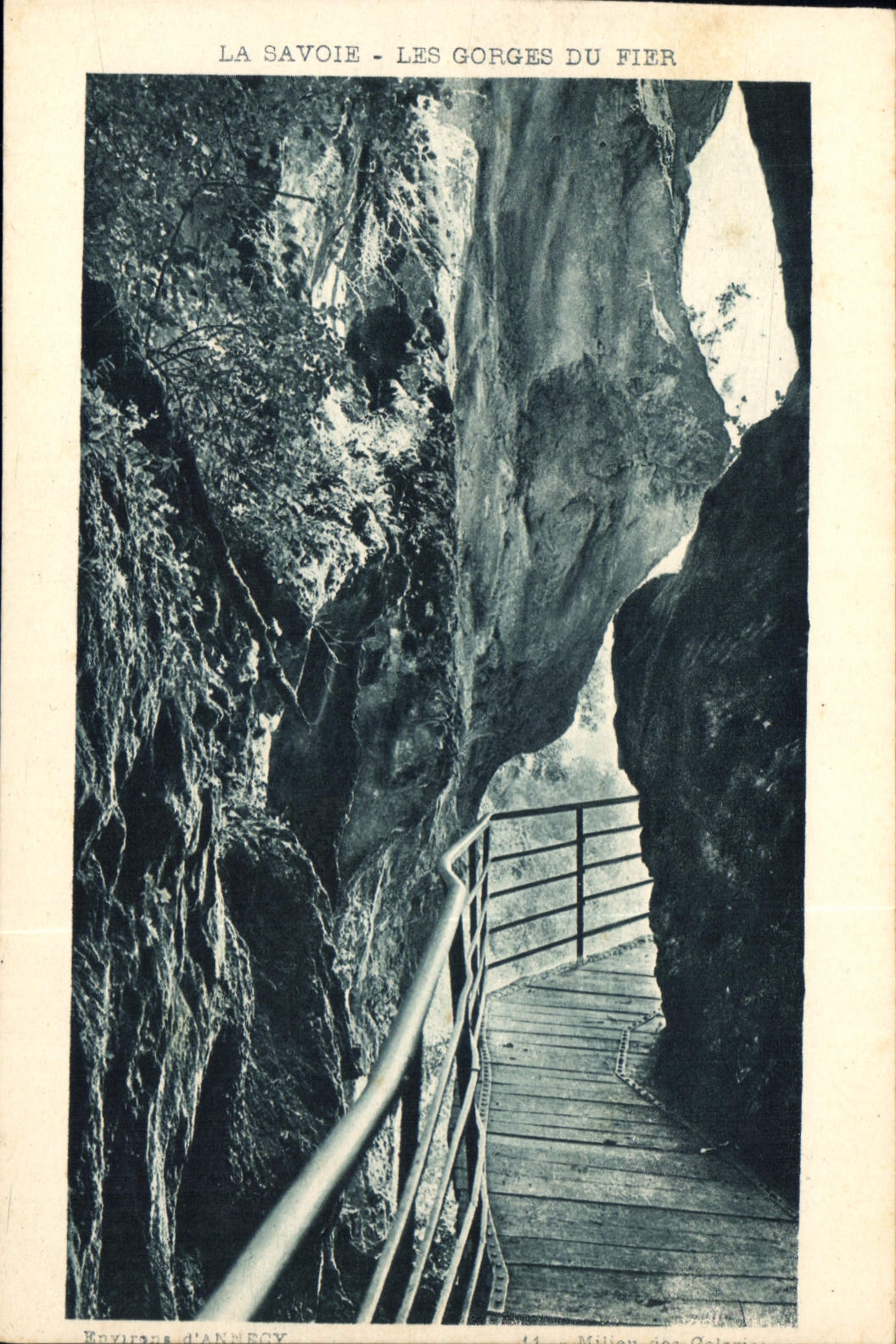CPA La Savoie Les Gorges du Fier 