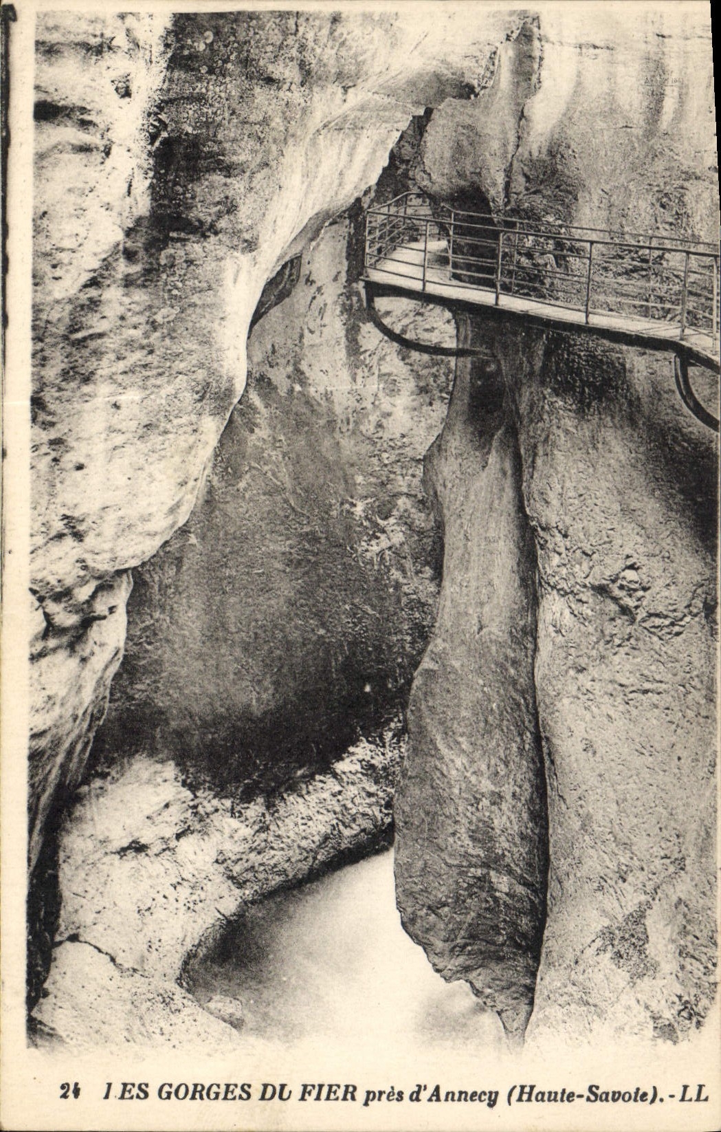 CPA Les Gorges du Fier pres d'Annecy Haute Savoie