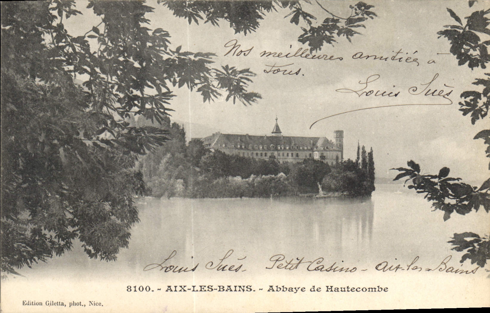 CPA Aix les Bains Abbaye Hautecombe