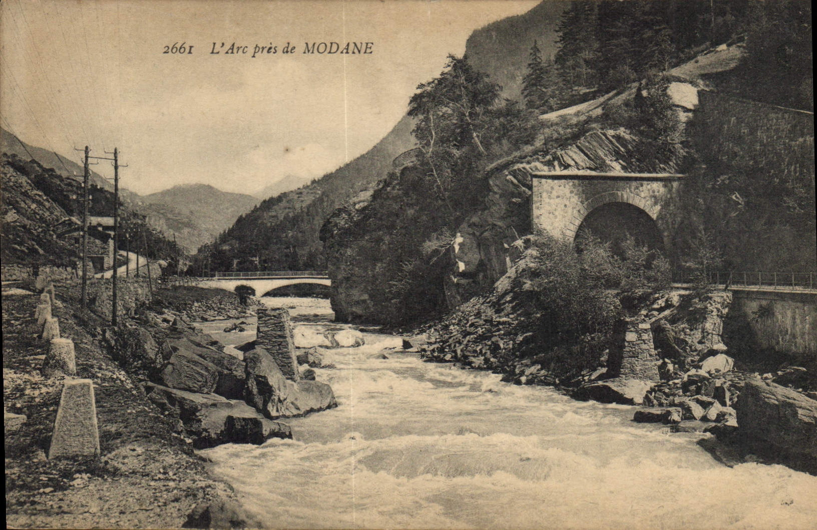 CPA l'Arc pres de Modane 