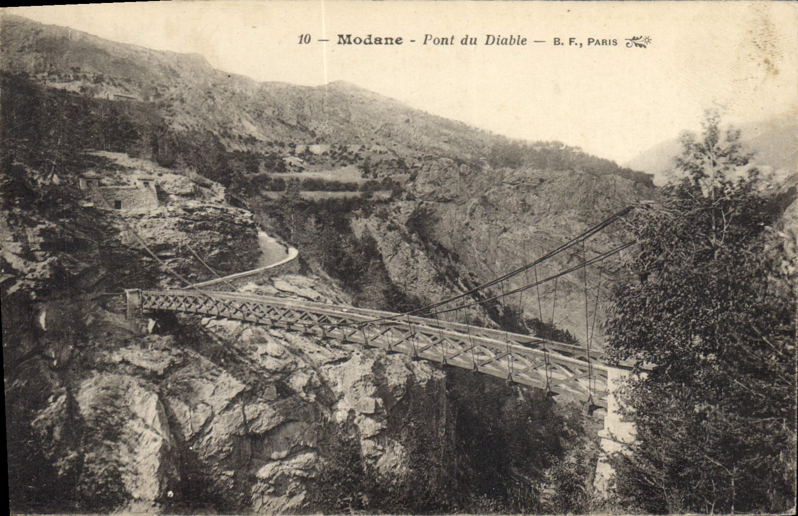 CPA Modane Pont du Diable 