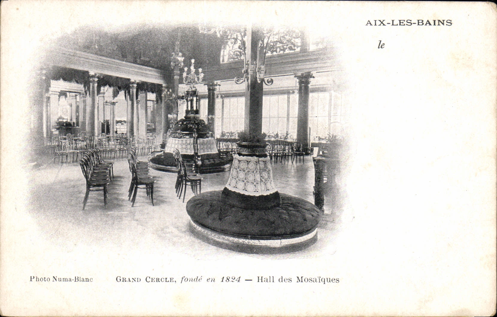 CPA Aix les Bains Grand Cercle Hall des Mosaiques 