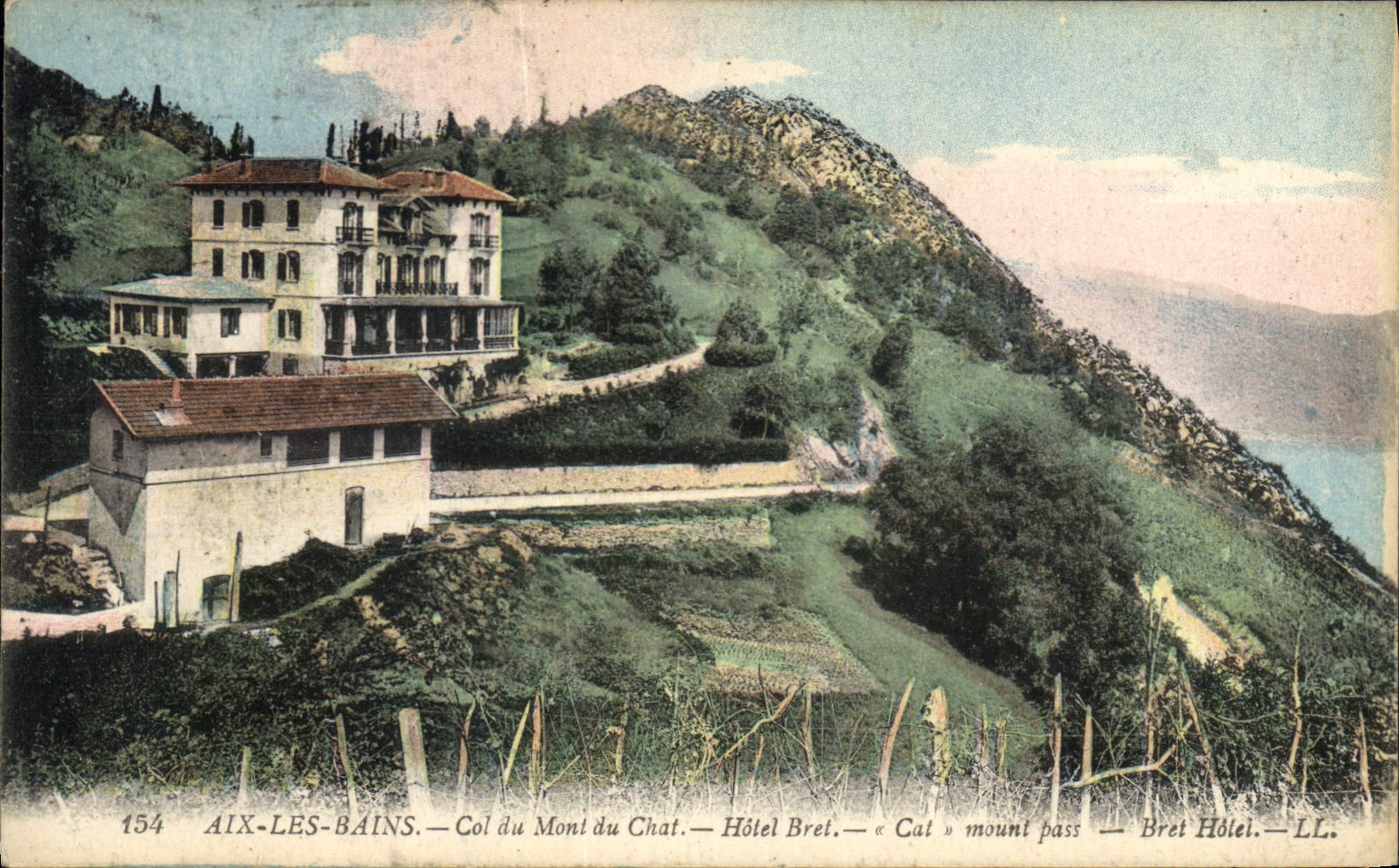 CPA Aix les Bains Col du Mont du Chat hotel Bret 