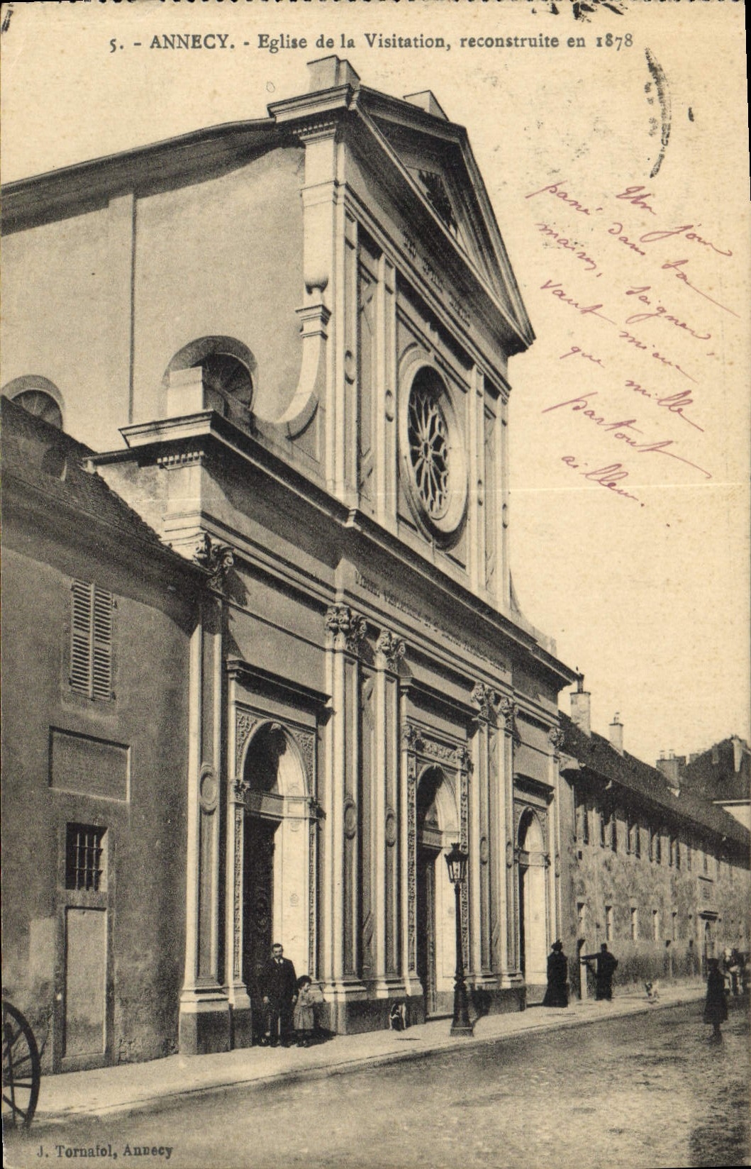 CPA Annecy Eglise de la Visitation 