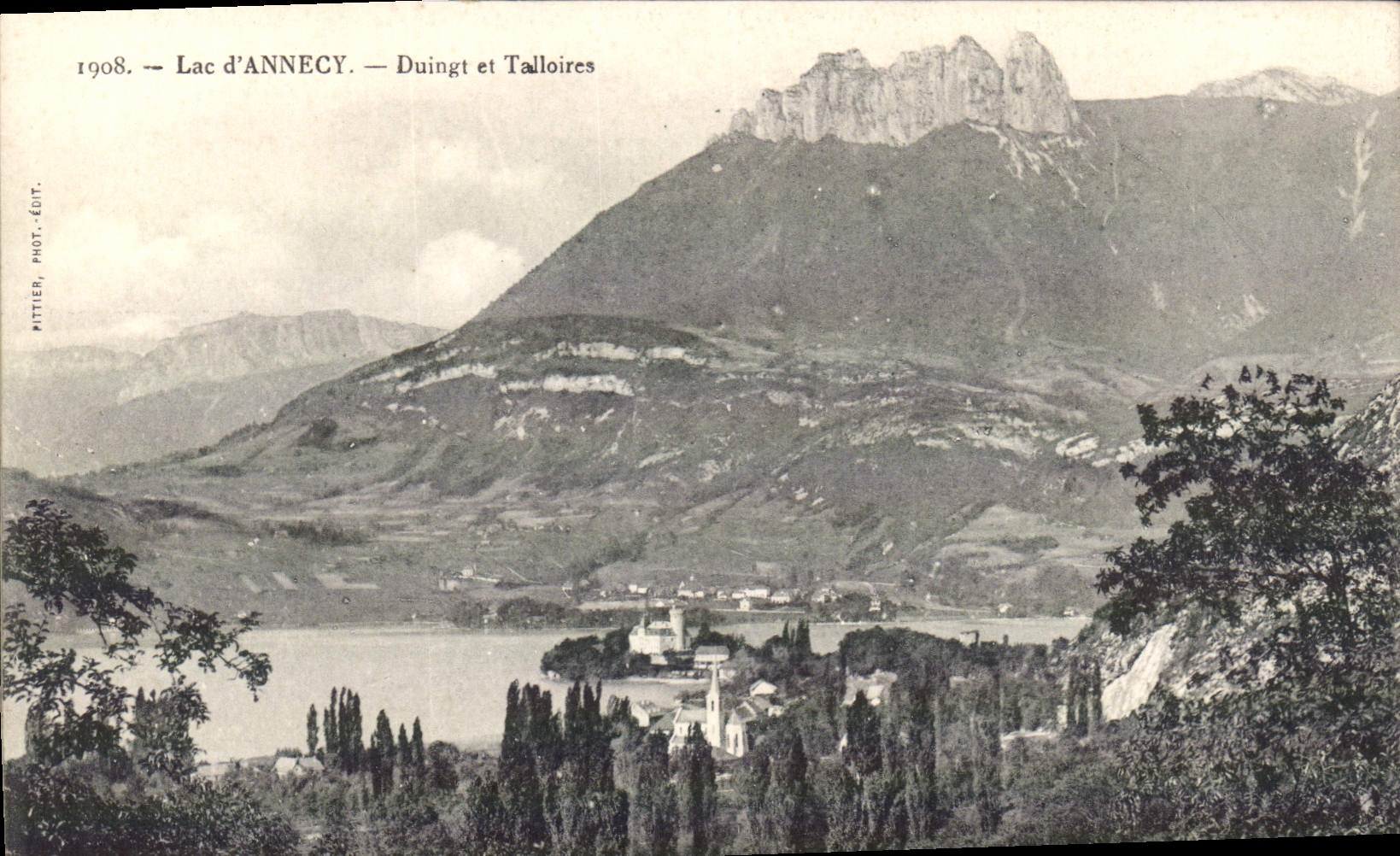 CPA Lac d'Annecy Duingt et Talloires 