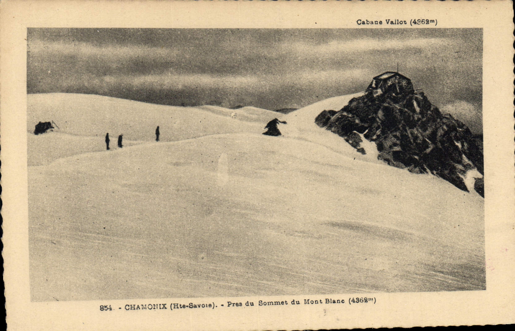 CPA Chamonix Hte Savoie Pres du Sommet du Mont Blanc