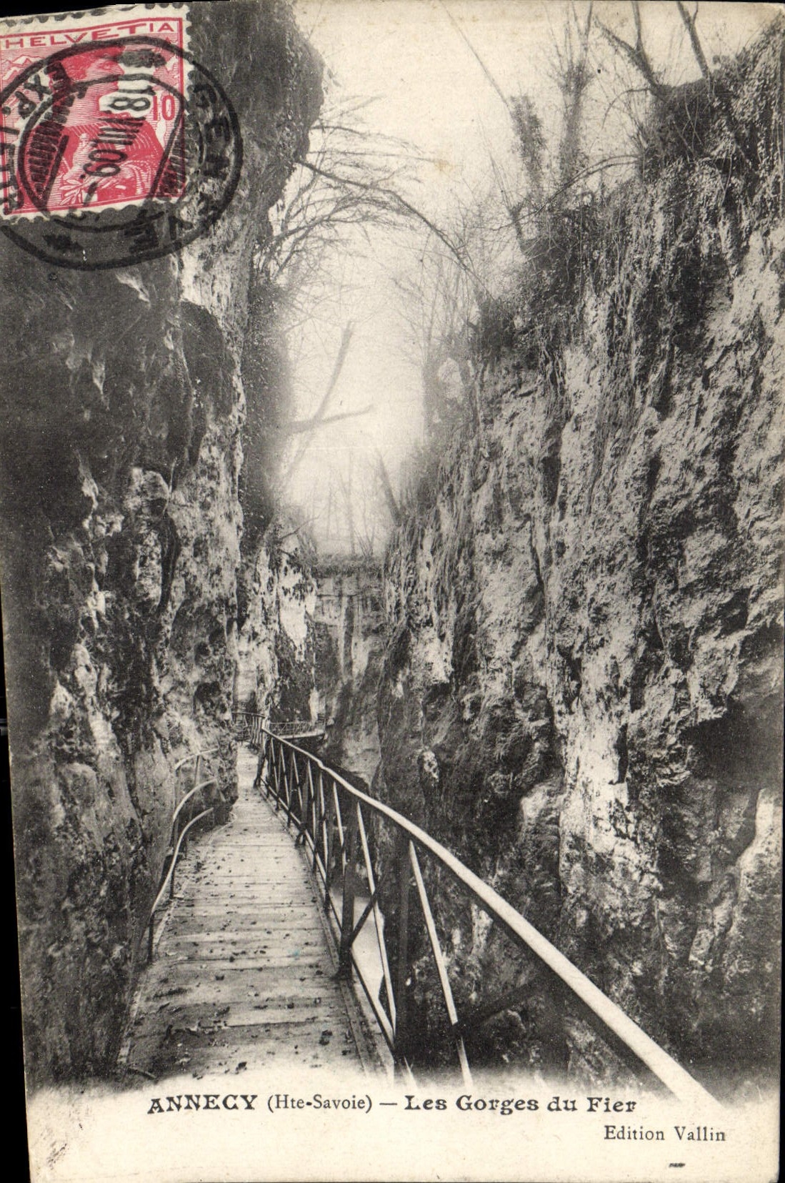 CPA Annecy Hte Savoie Les Gorges du Fier 