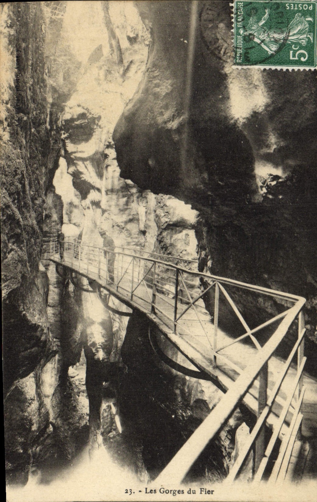 CPA Les Gorges du Pier 