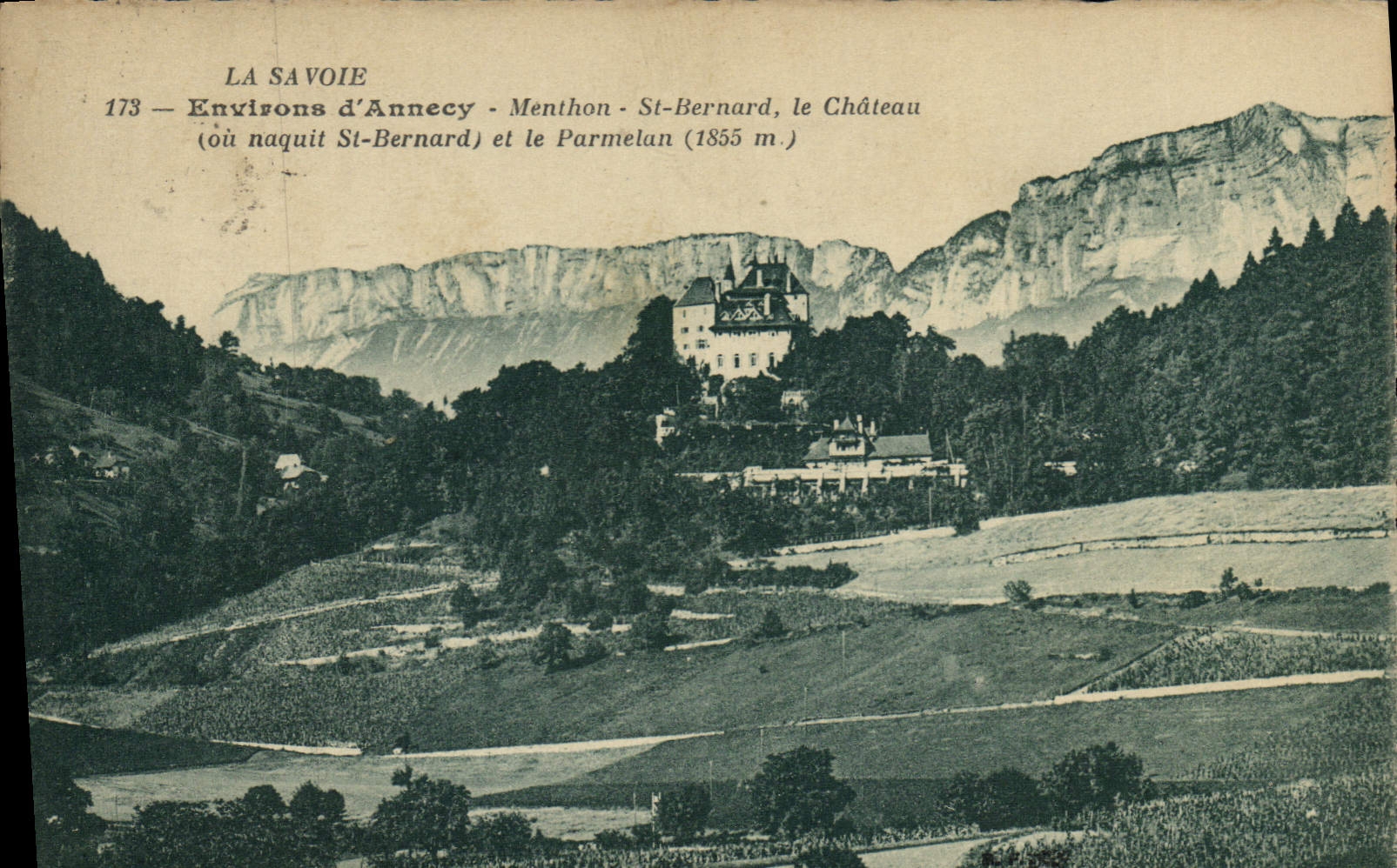 CPA La Savoie Environs d'Annecy Menthon St Bernard le Chateau 