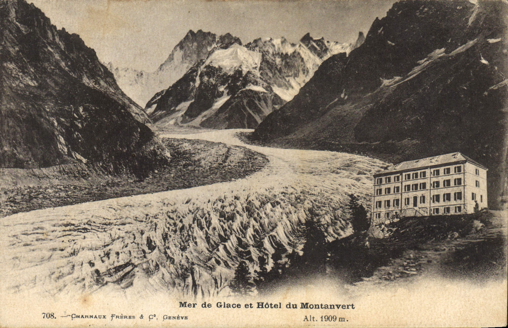 CPA Mer de Glace et Hotel du Montanvert