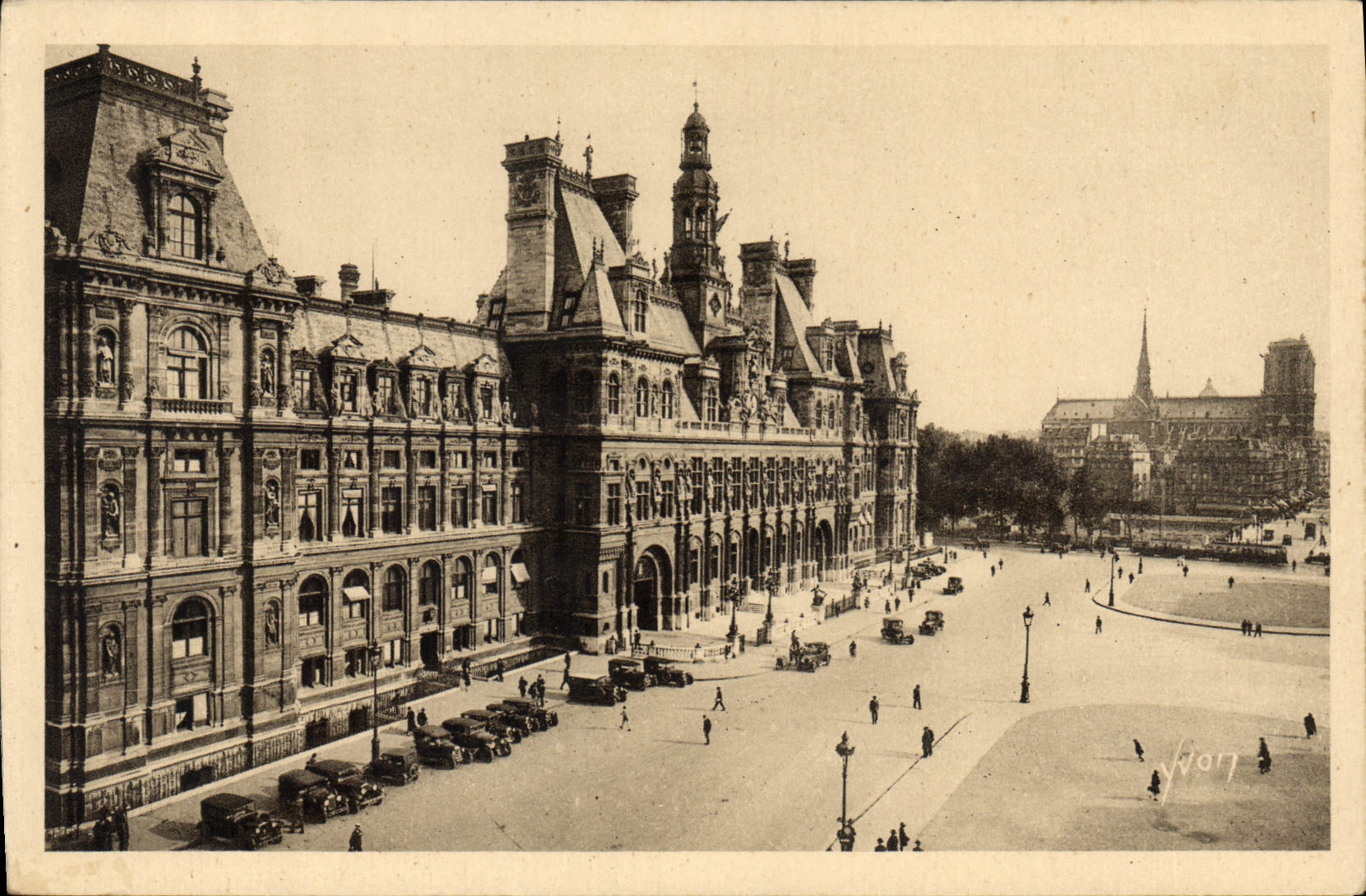 CPA Paris en Flanant L'Hotel de Ville 