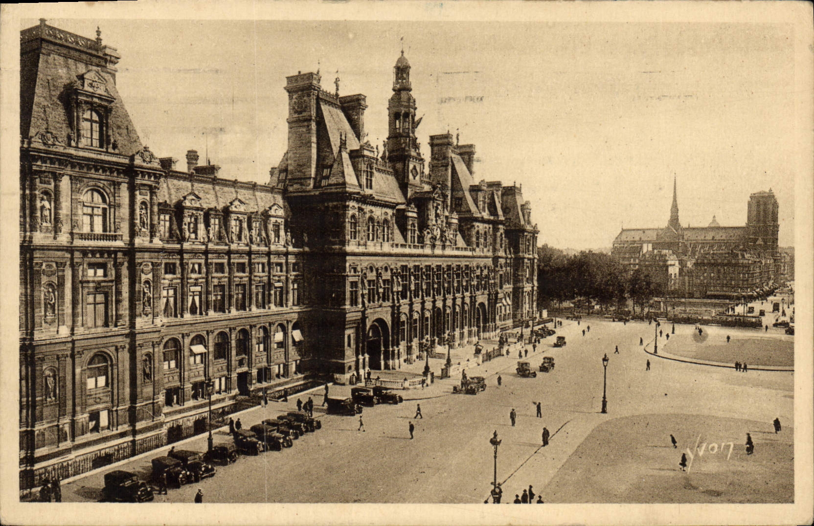 CPA Paris en Flanant L'Hotel de Ville 