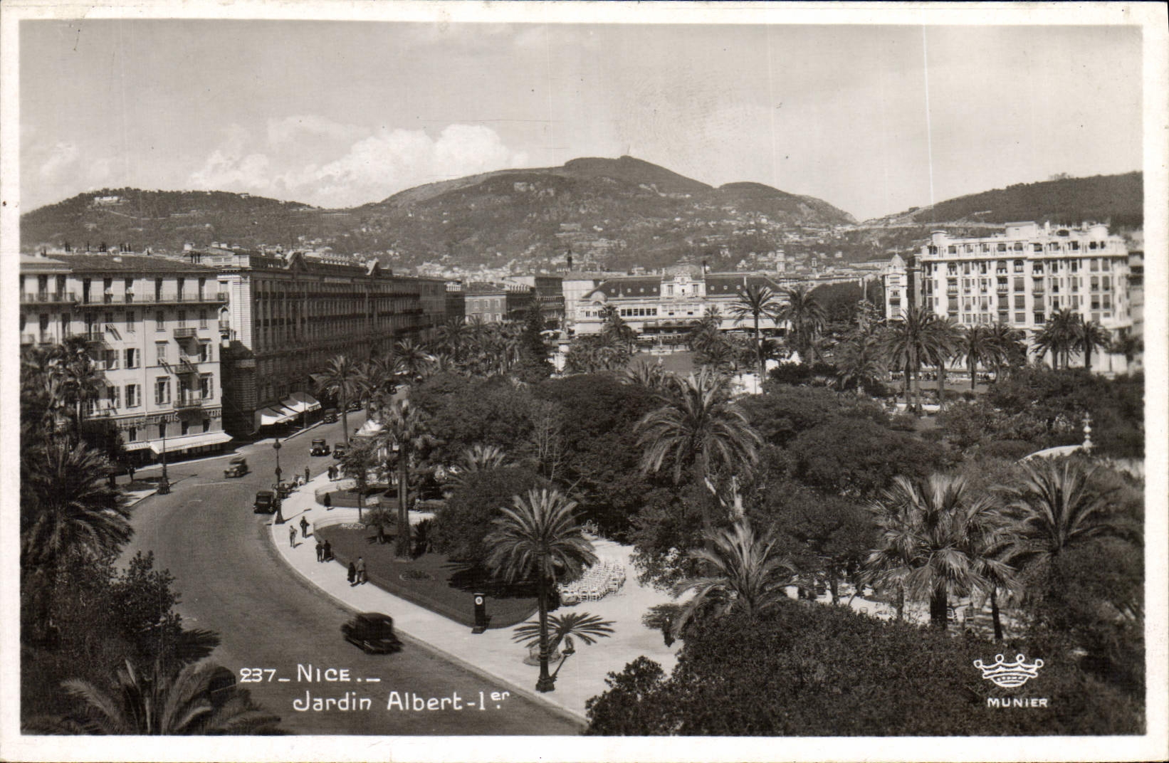 CPA Nice Jardin Albert 1er