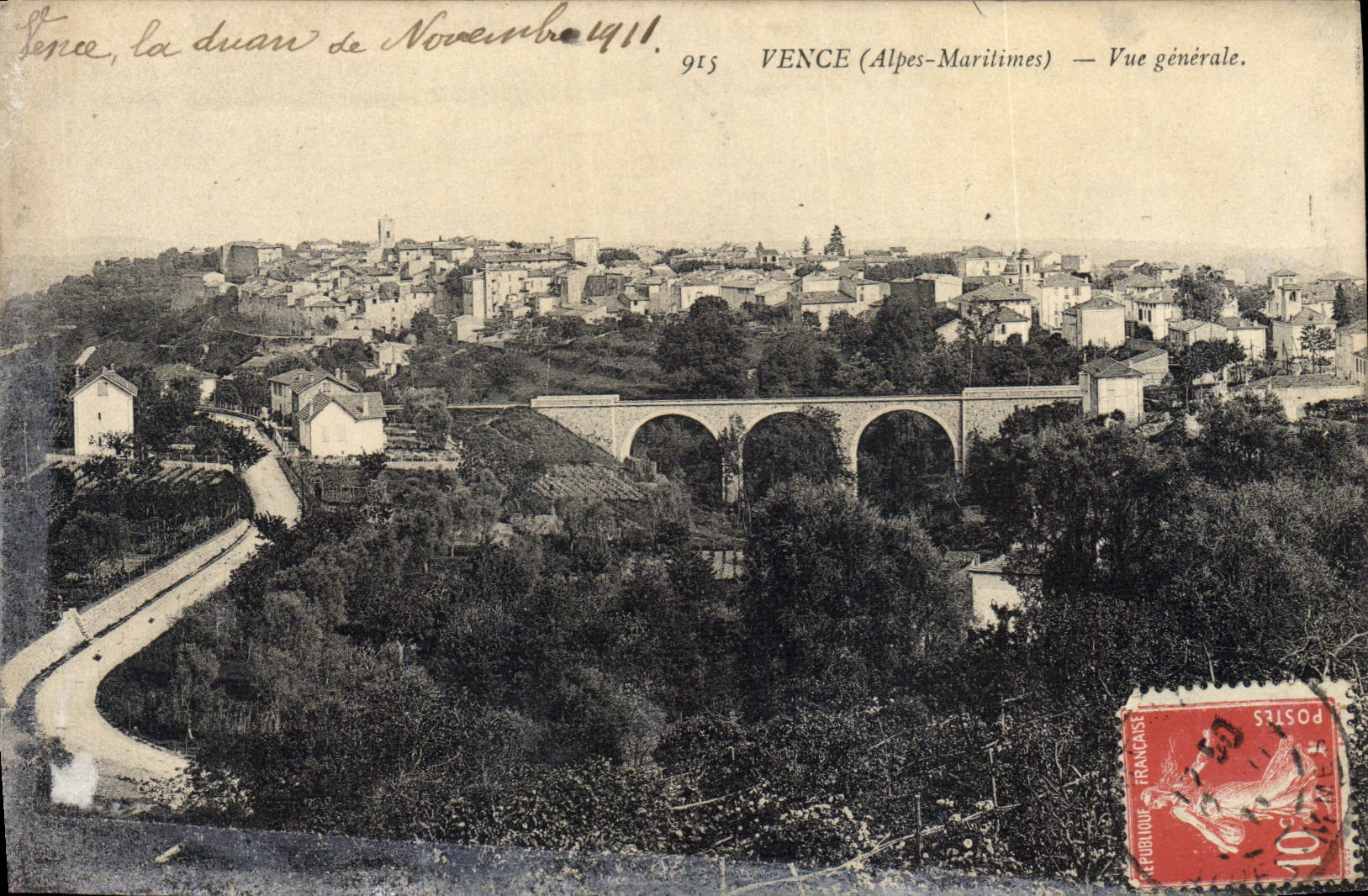 CPA Vence Alpes Maritimes Vue generale 