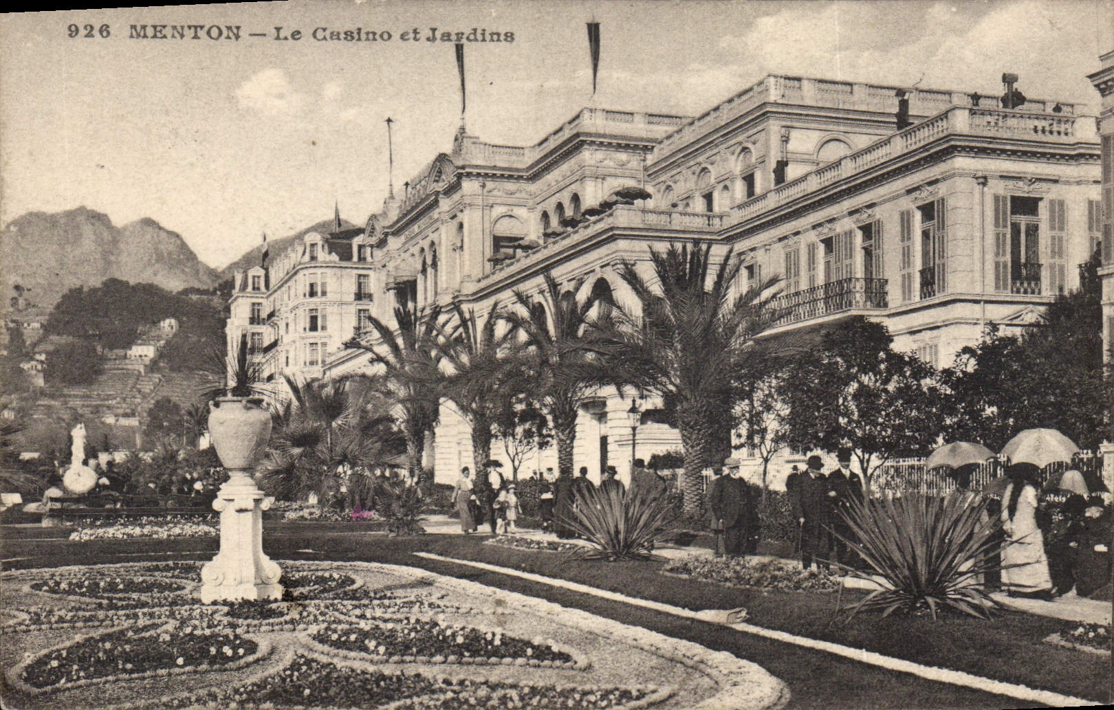 CPA Menton Le Casino et Jardins 