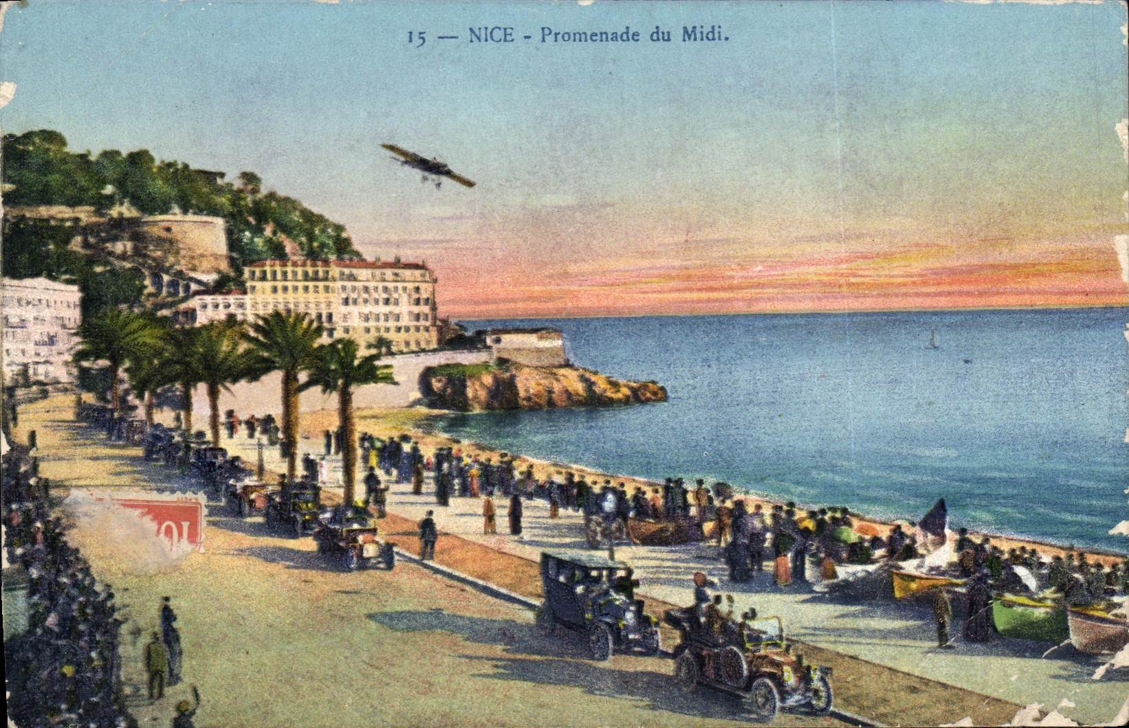 CPA Nice Promenade du Midi 