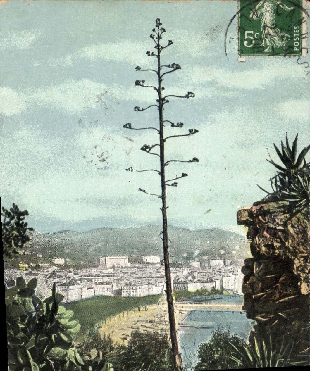 CPA Cannes Vue prise du Mont Chevalier