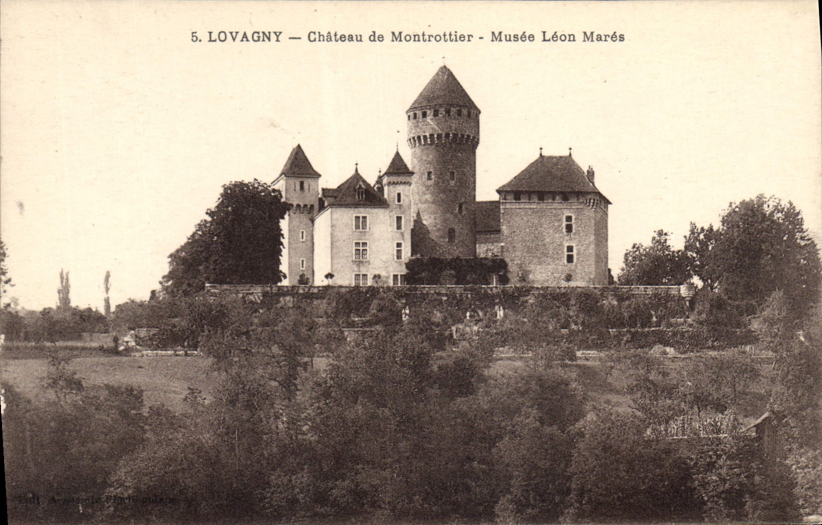 CPA Lovagny Chateau de Montrottier Musee Leon Mares