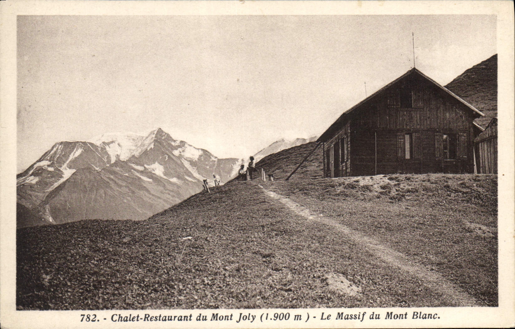 CPA Chalet Restaurant du Mont Joly Le Massif du Mont Blanc