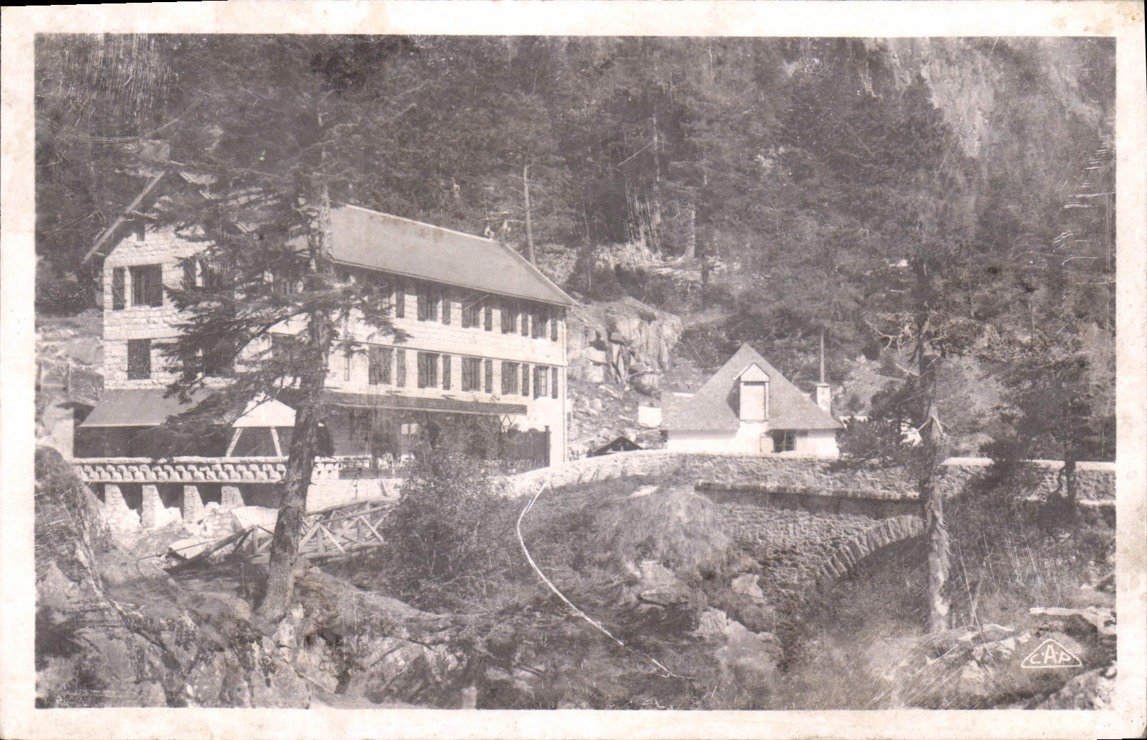 CPA Cauterets Hotel du Pont d'Espagne