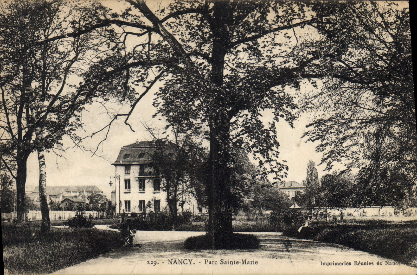 CPA Nancy Parc Sainte Marie 