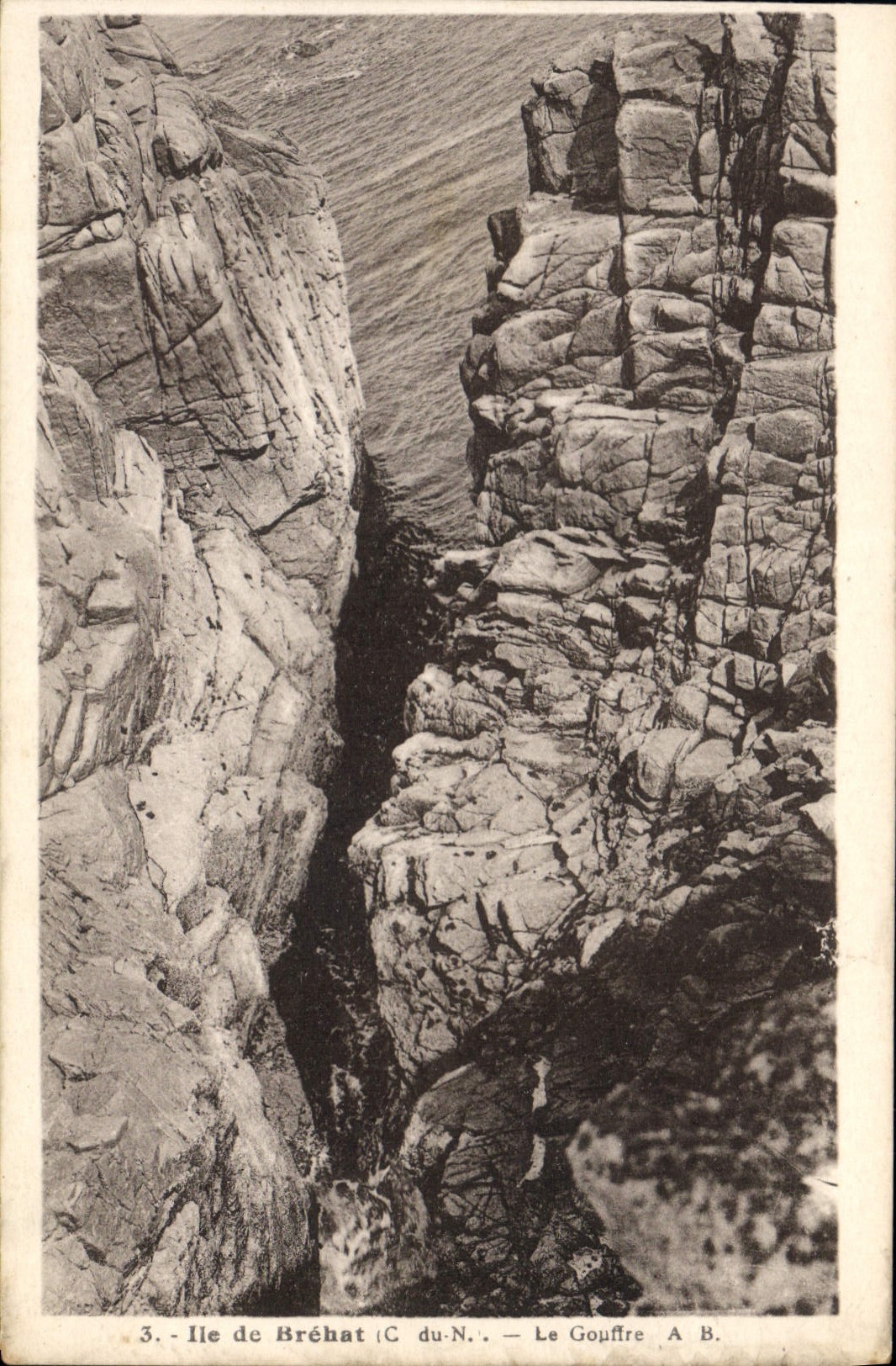 CPA Ile de Brehat C du N Le Gouffre
