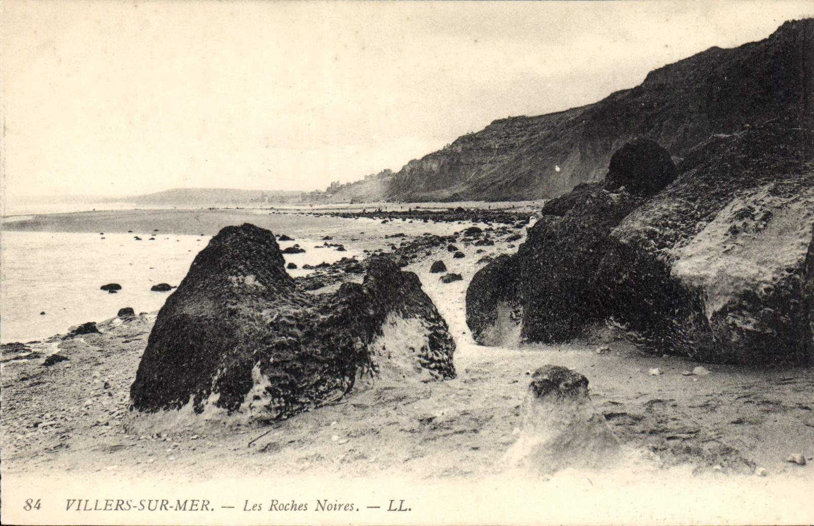 CPA Villers sur Mer Les Roches Noires