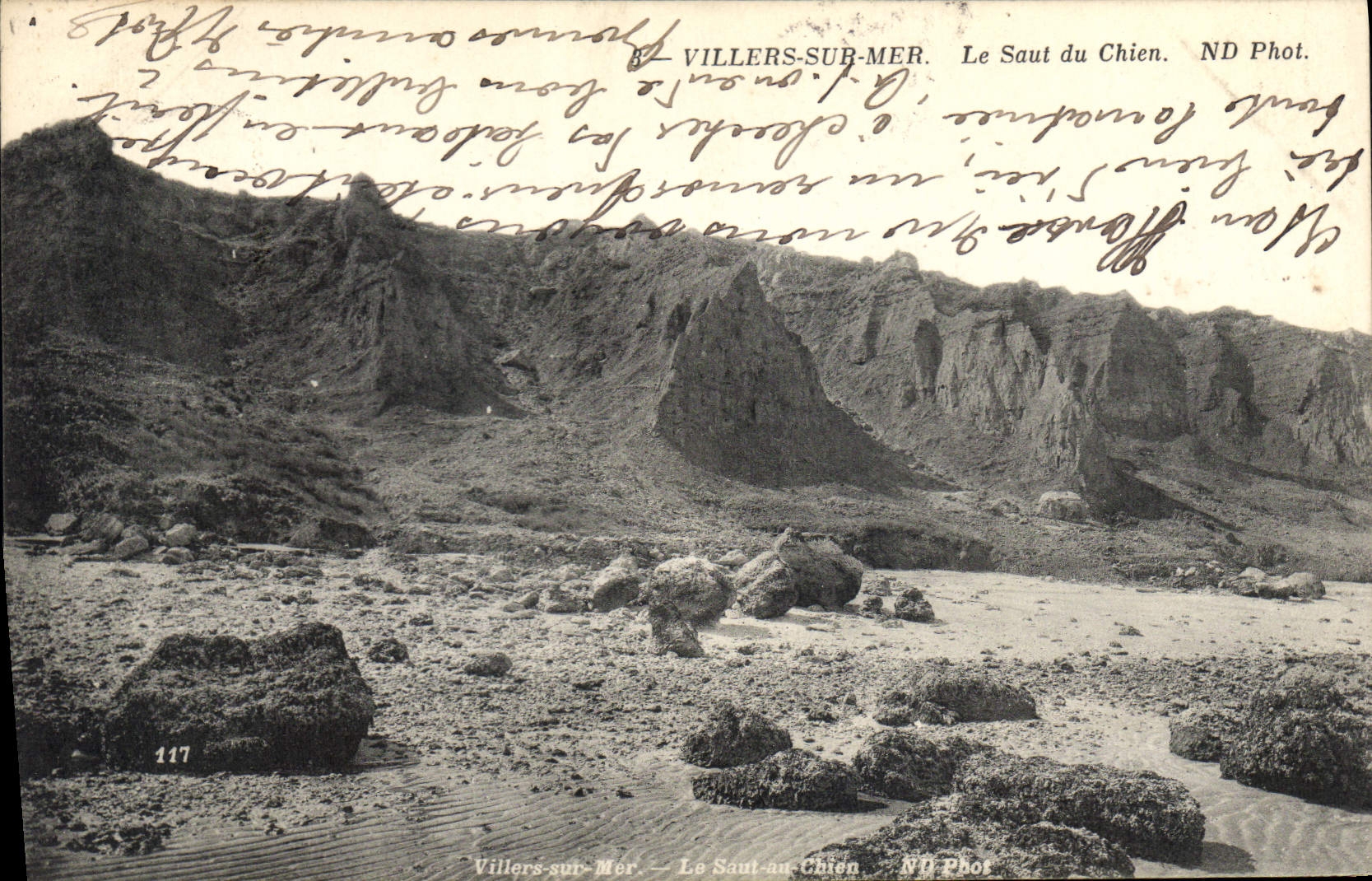 CPA Villers sur Mer Le Saut du Chien