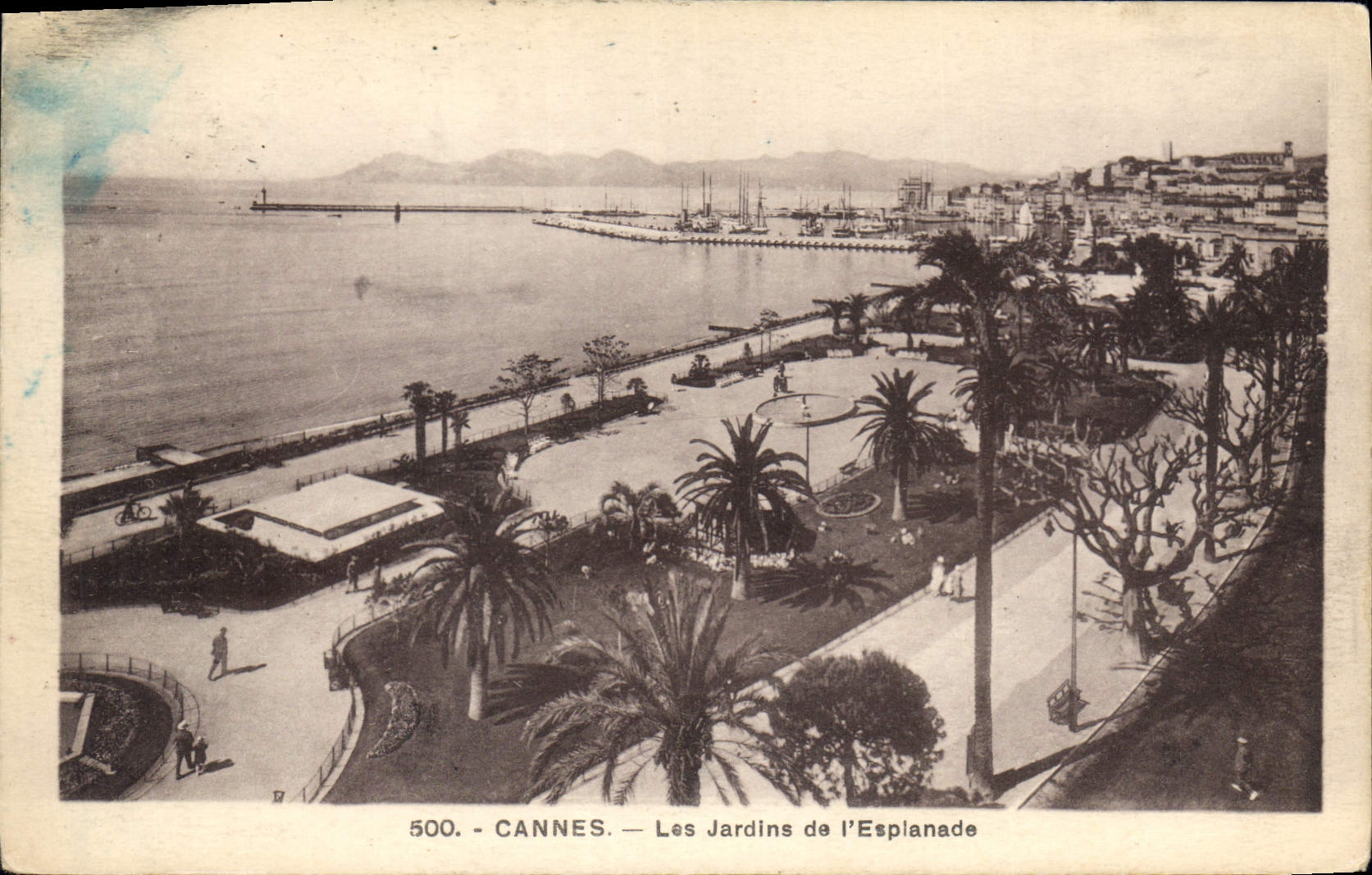 CPA Cannes Les Jardins de l'Esplanade 