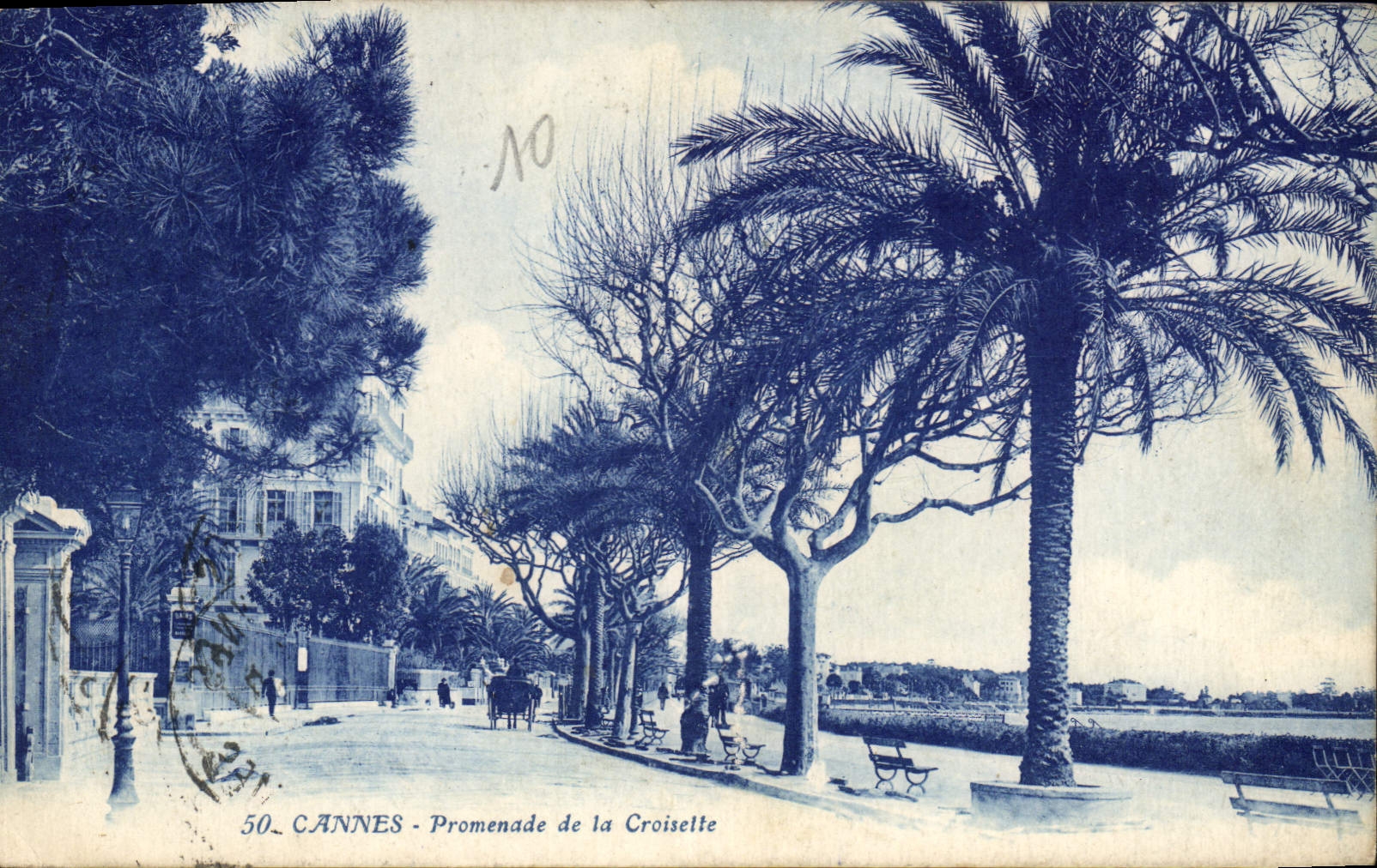 CPA Cannes Promenade de la Croisette 