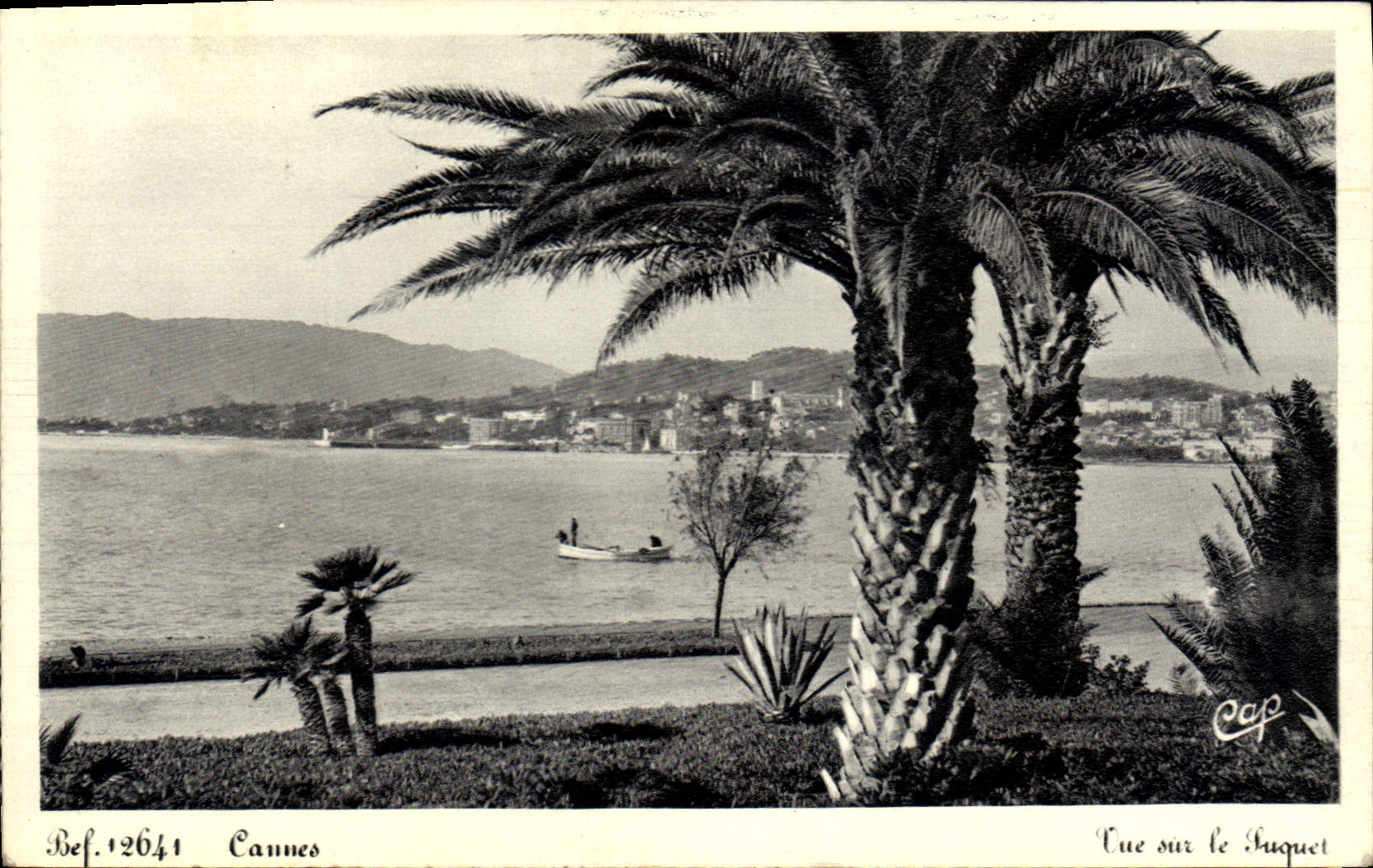 CPA Cannes Vue sur la Touquet 