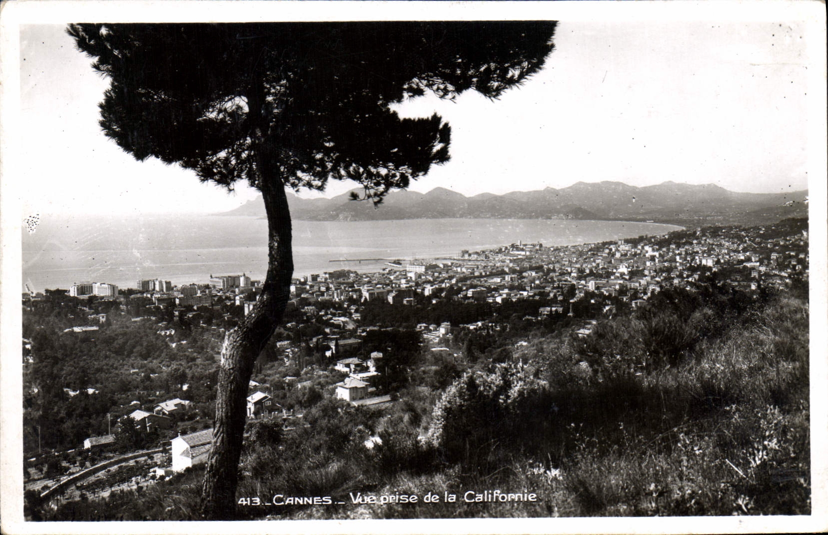 CPA Cannes Vue prise de la Californie 