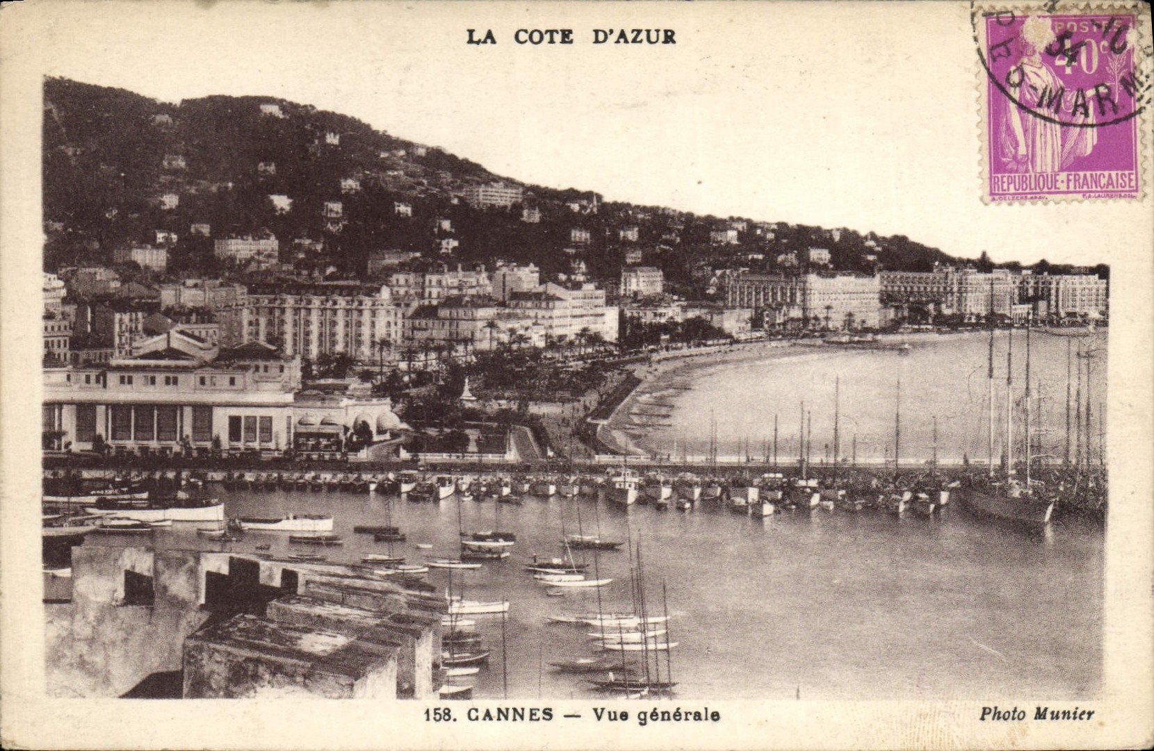CPA Cannes Vue generale 