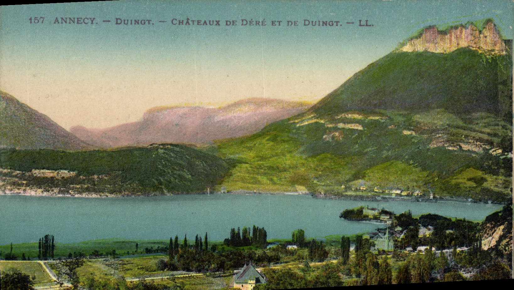 CPA Annecy Duingt Chateaux de Dere et de Duingt 