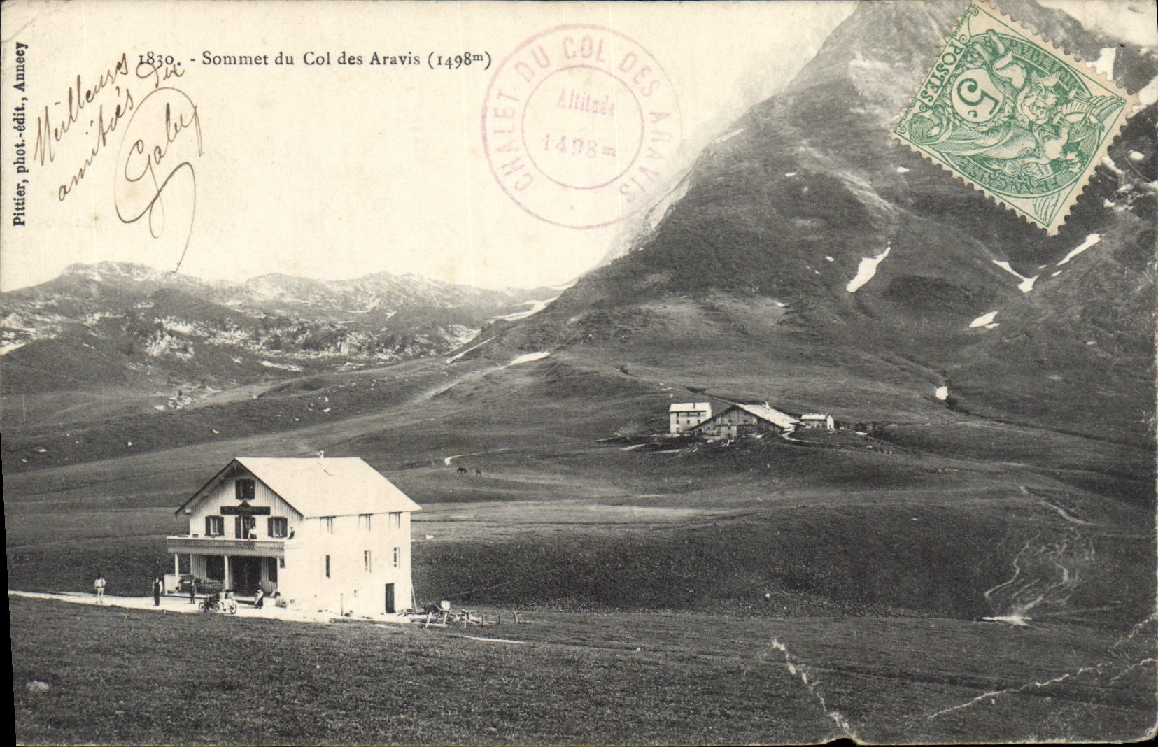CPA Sommet du Col des Aravis