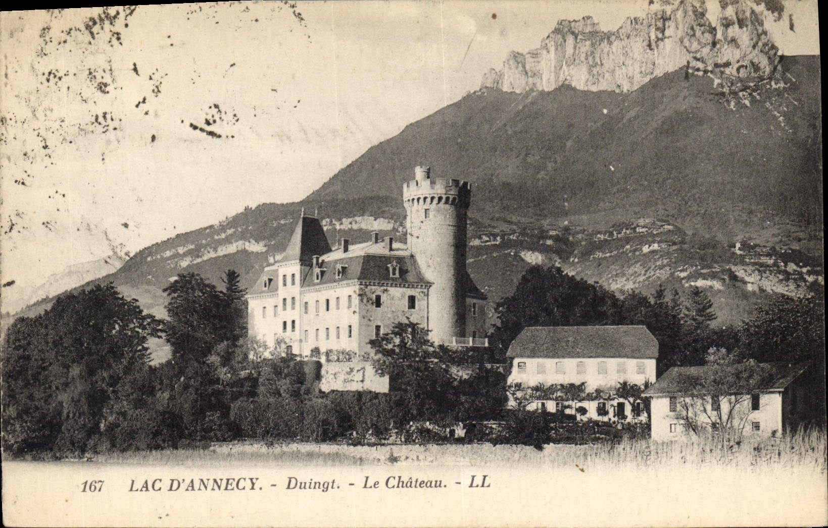 CPA Lac d'Annecy Duingt Le Chateau 