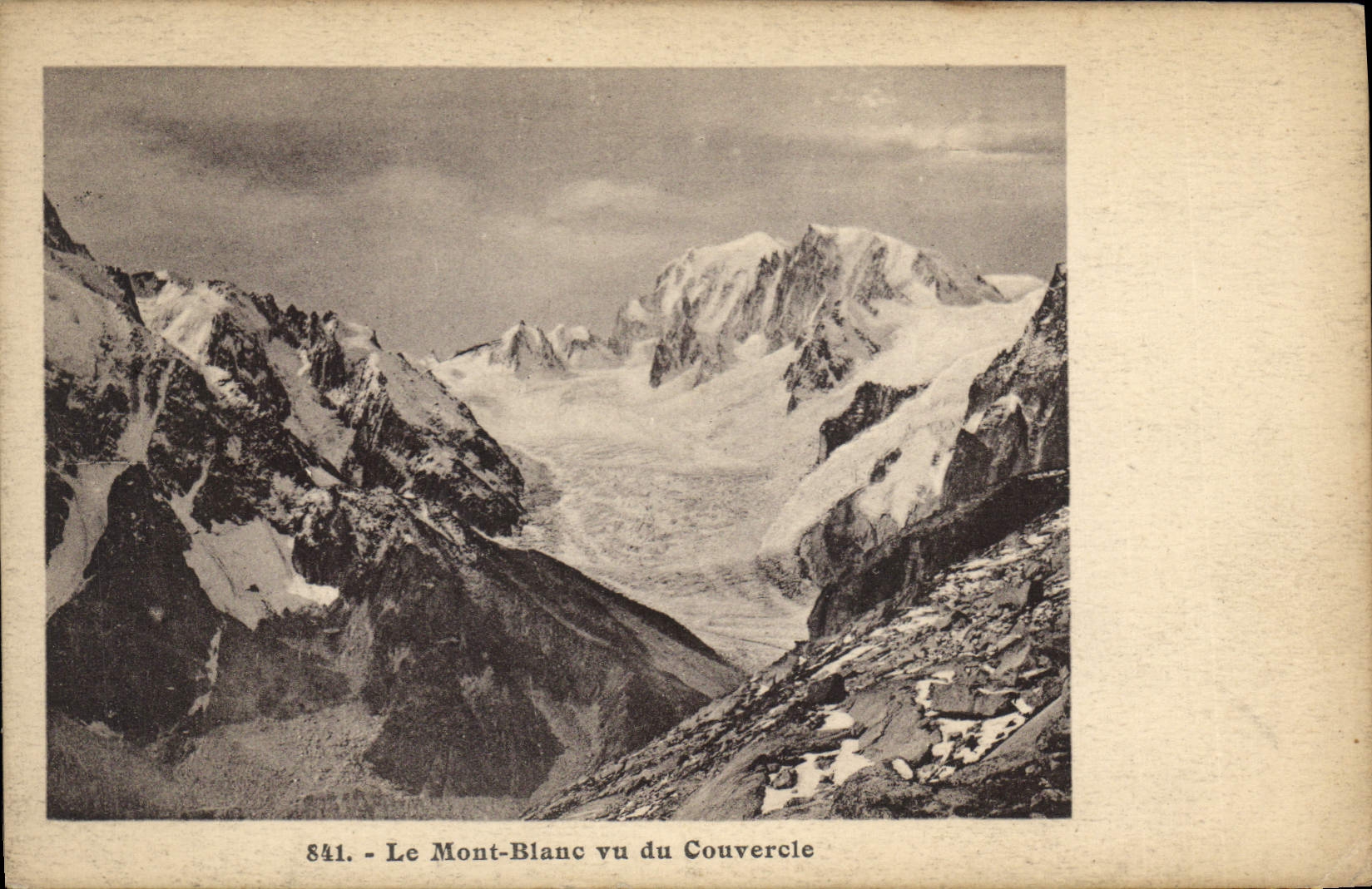 CPA Le Mont Blanc vu du Couvercle