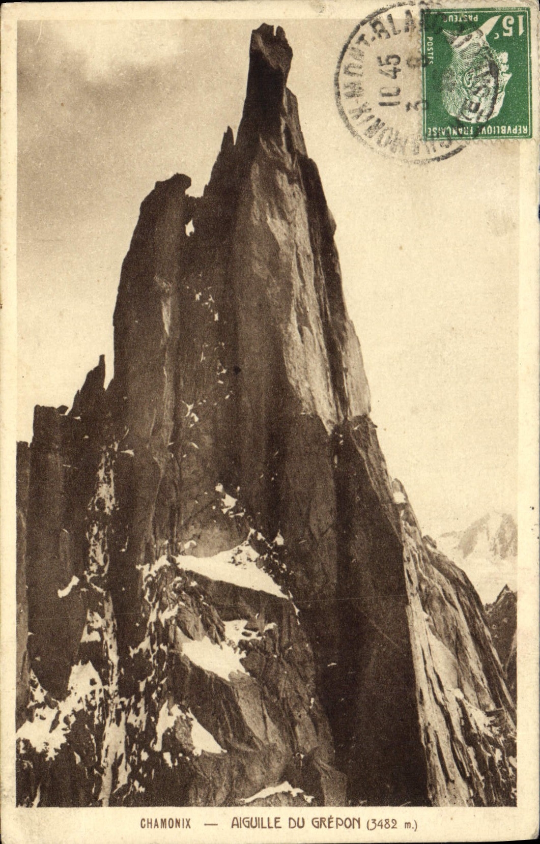 CPA Chamonix Aiguille du Grepon 