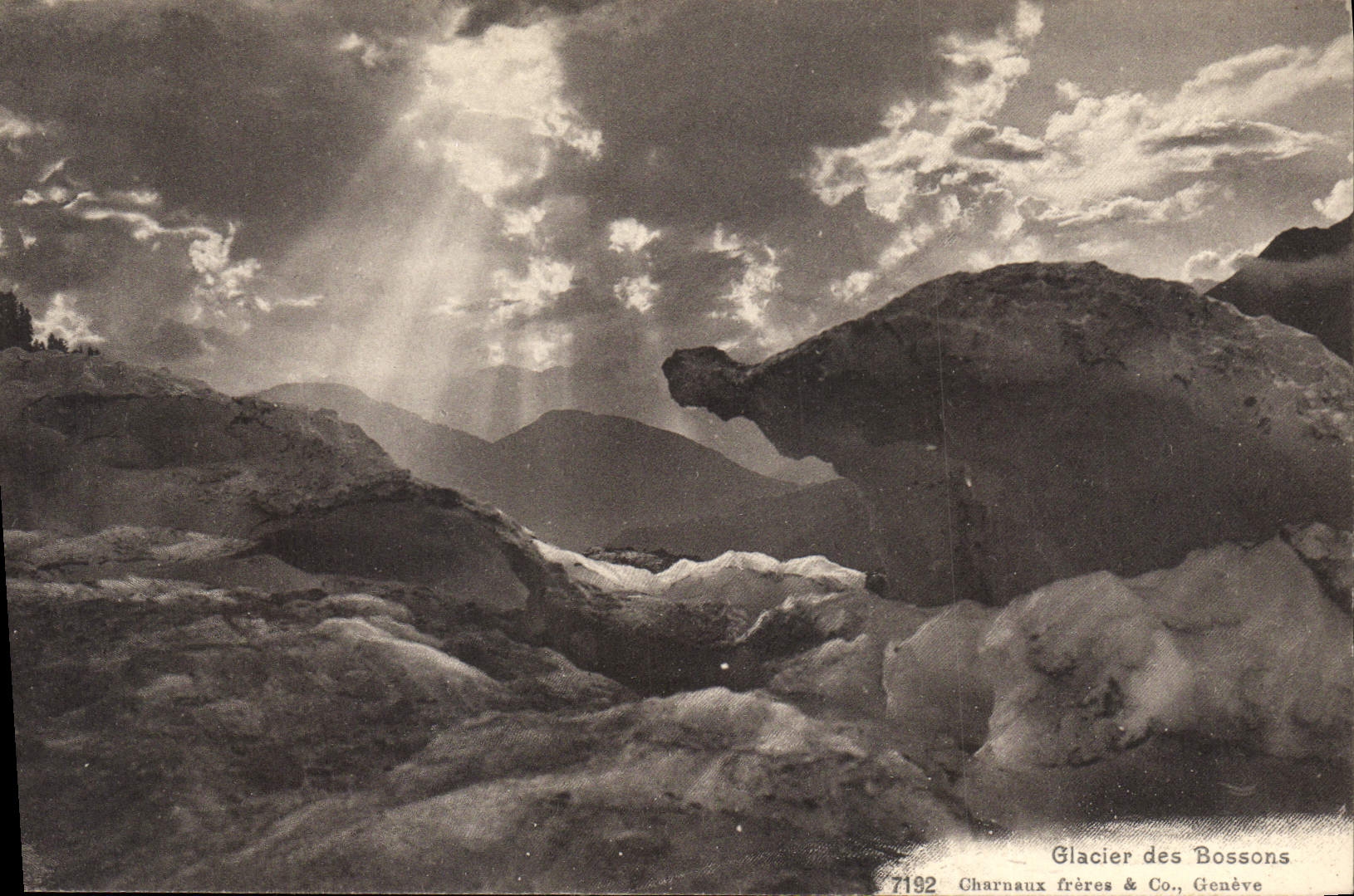 CPA Glacier des Bossons 