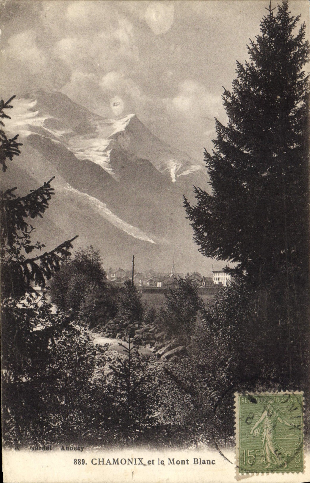 CPA Chamonix et le Mont Blanc 