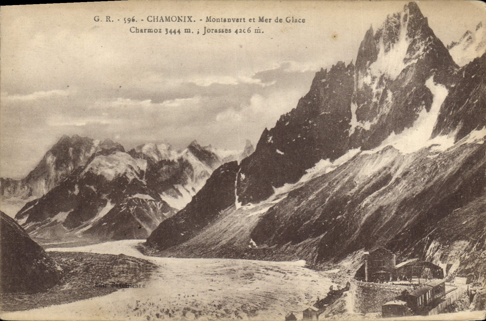 CPA Chamonix Montanvert et Mer de Glace 