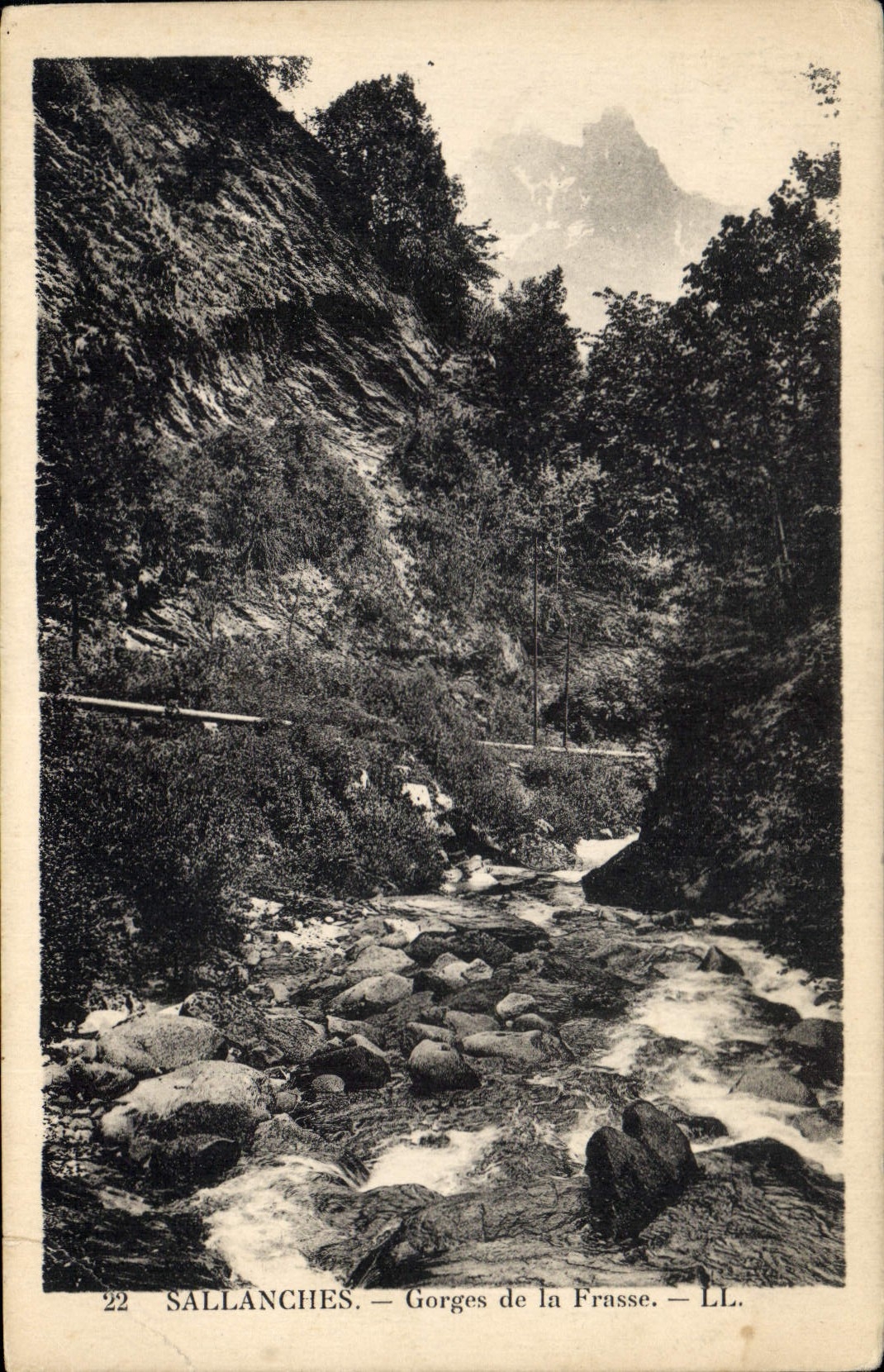 CPA Sallanches Gorges de la Frasse 
