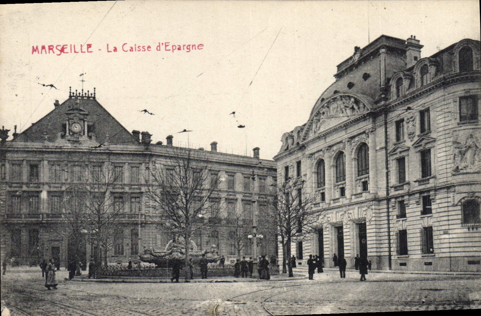 CPA Marseille La Caisse d'Epargne 