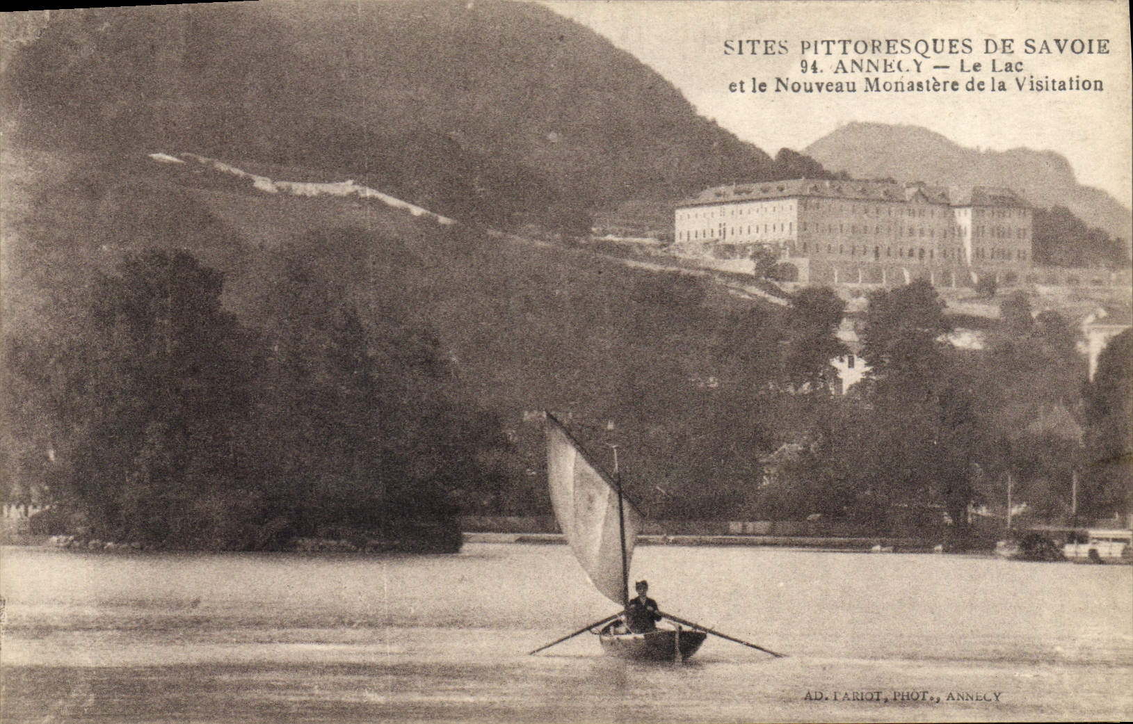 CPA Annecy Le Lac et le Nouveau Monastere de la Visitation 
