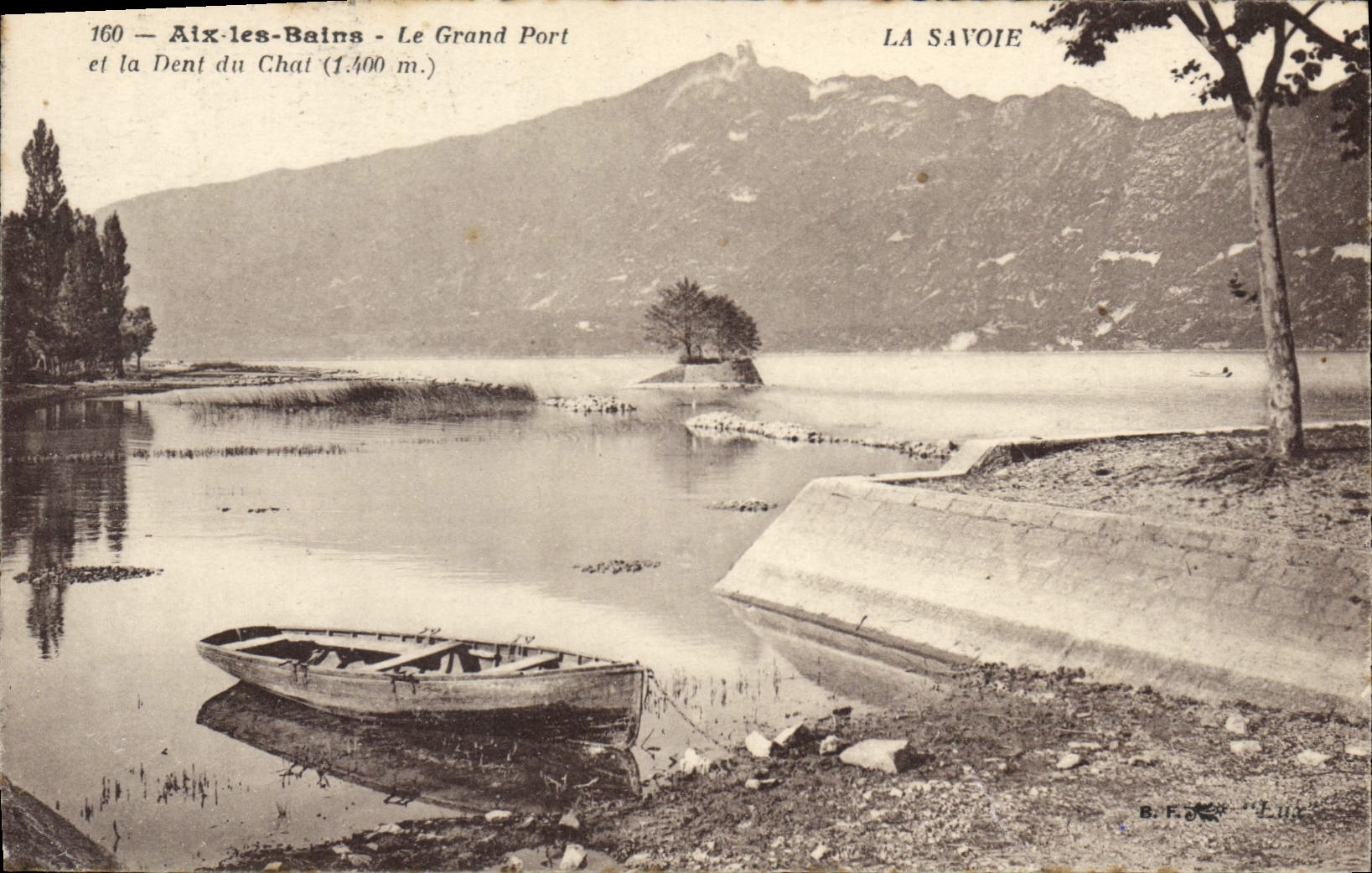 CPA Aix les Bains Le Grand Port et la Dent du Chat 