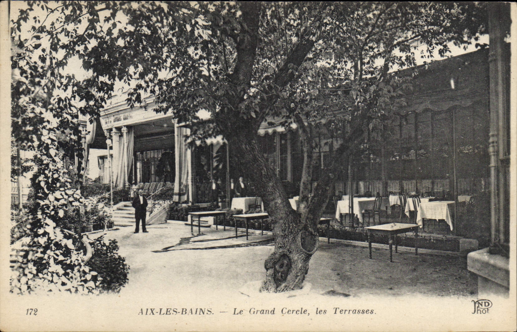 CPA Aix les Bains Le Grand Cercle les Terrasses 