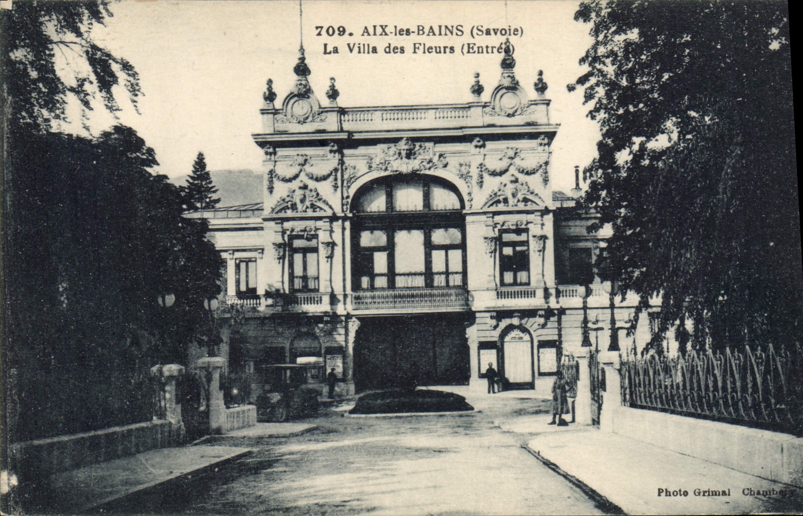 CPA Aix les Bains Savoie La Villa des Fleurs Entree 