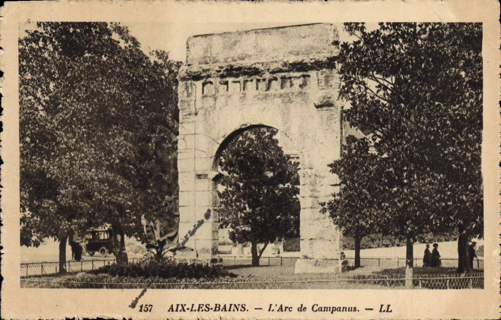 CPA Aix les Bains L'Arc de Campanus 